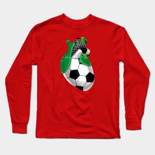 Soccer heart Long Sleeve T-Shirt